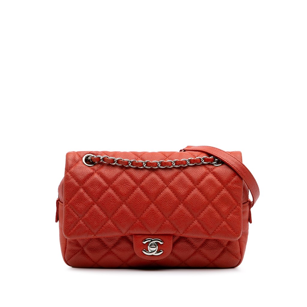 Chanel Medium Quilted Caviar Easy Flap