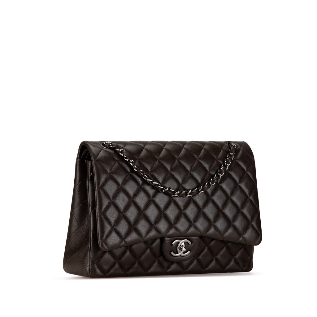 Chanel Maxi Classic Lambskin Double Flap - 2