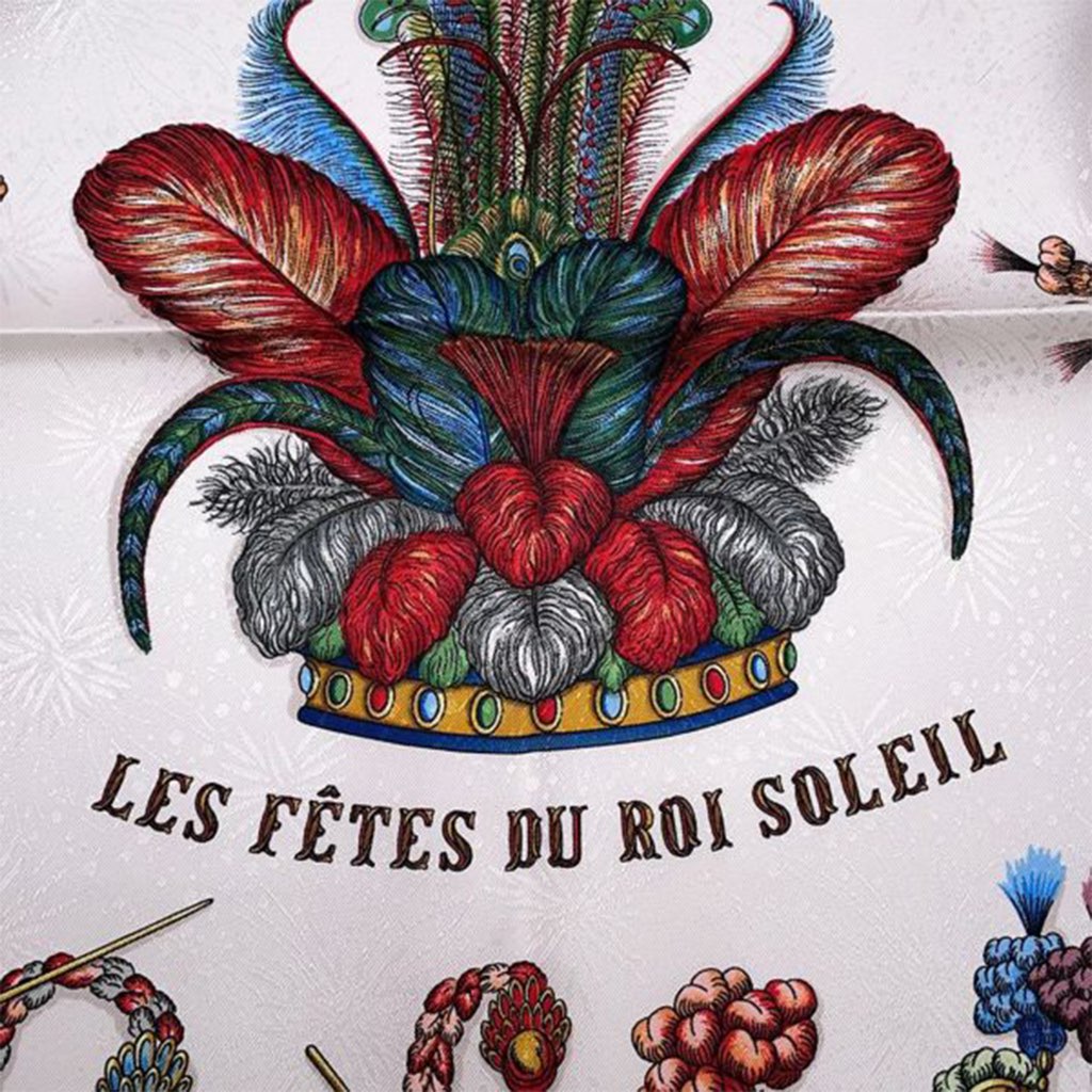Hermès Les Fetes Du Roi Soleil Silk Scarf - 2