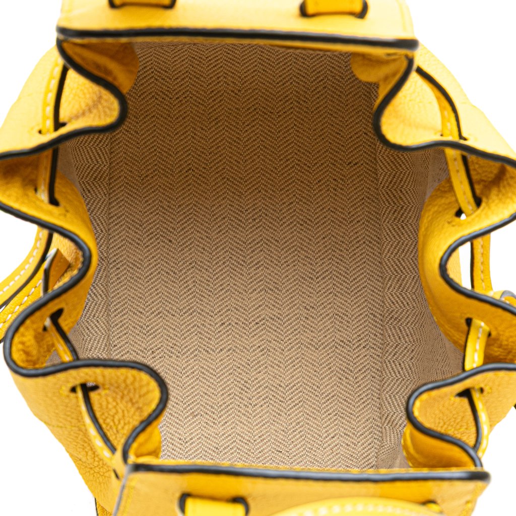 Loewe Mini Grained Calfskin Drawstring Hammock Bag - 4