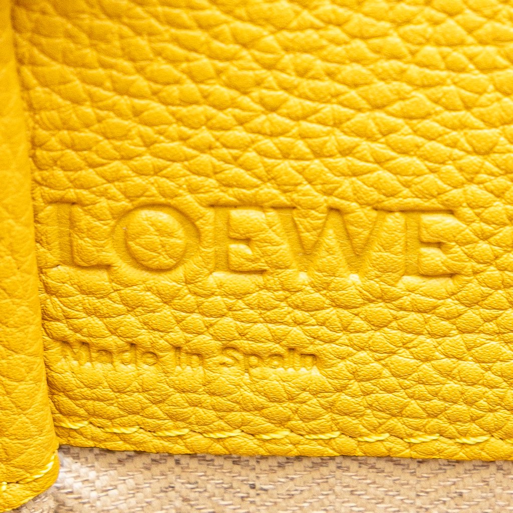 Loewe Mini Grained Calfskin Drawstring Hammock Bag - Side view