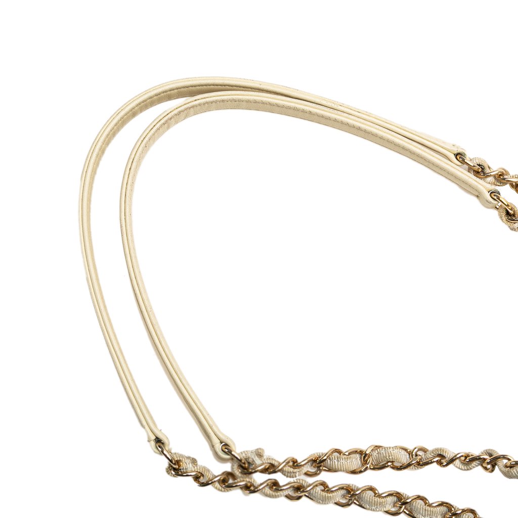 Chanel Small Lurex Boucle Deauville Tote - Image 15