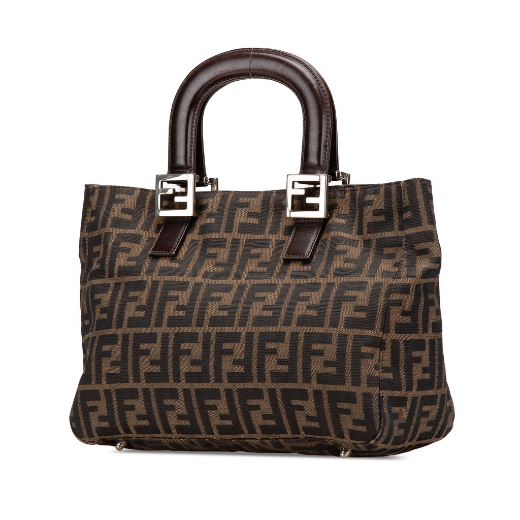 Fendi Small Zucca Canvas Twins Tote - 2