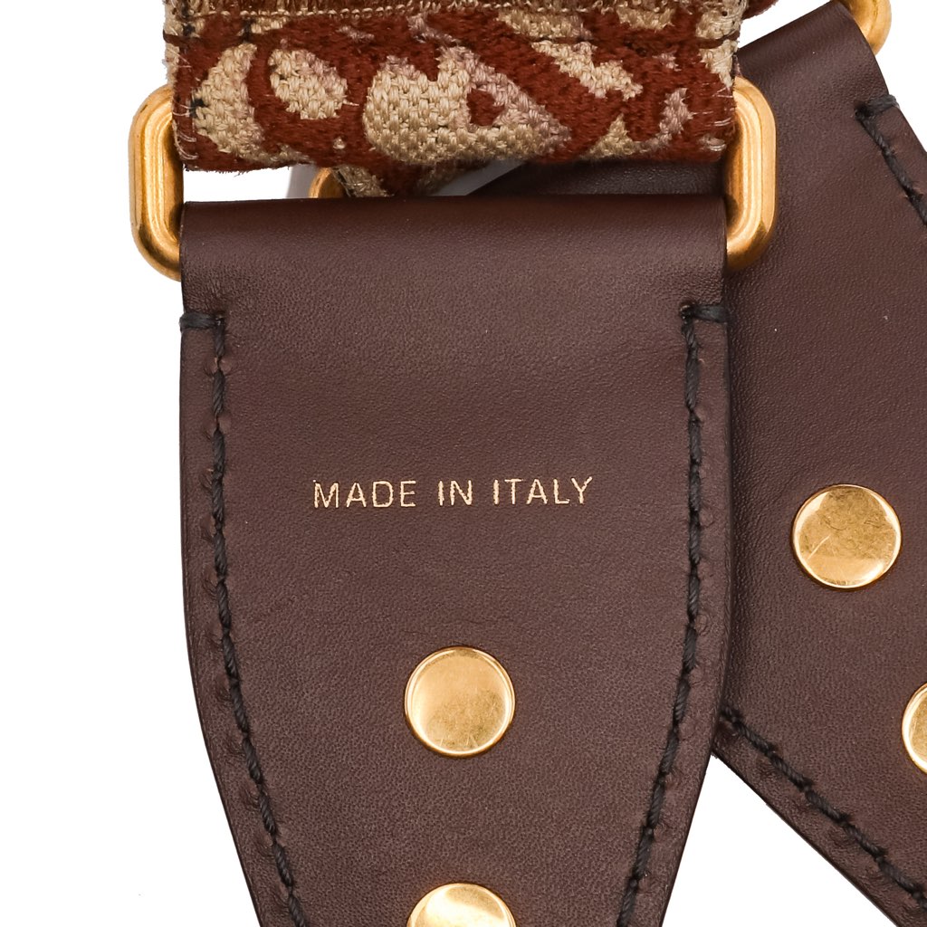 Dior Studded Oblique Bag Strap - 4