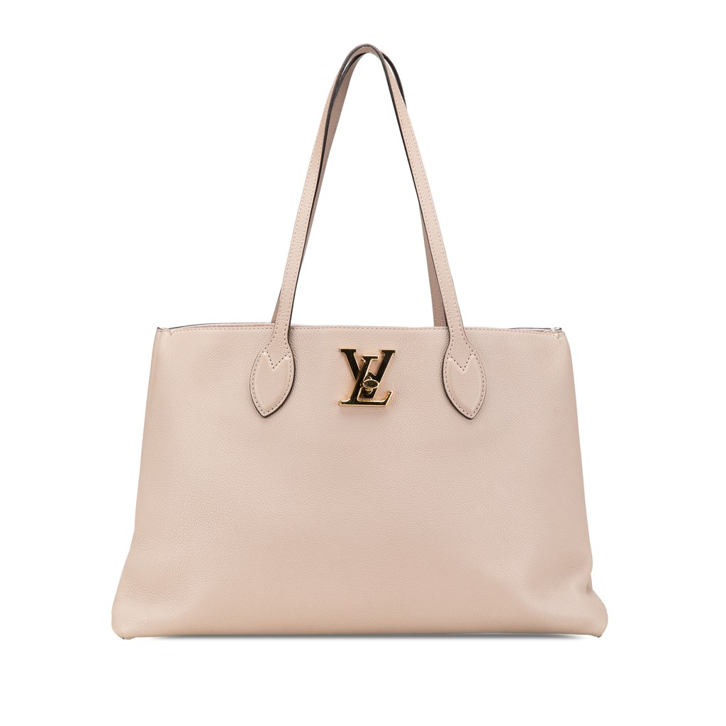 Louis Vuitton Leather Lockme Shopper Tote