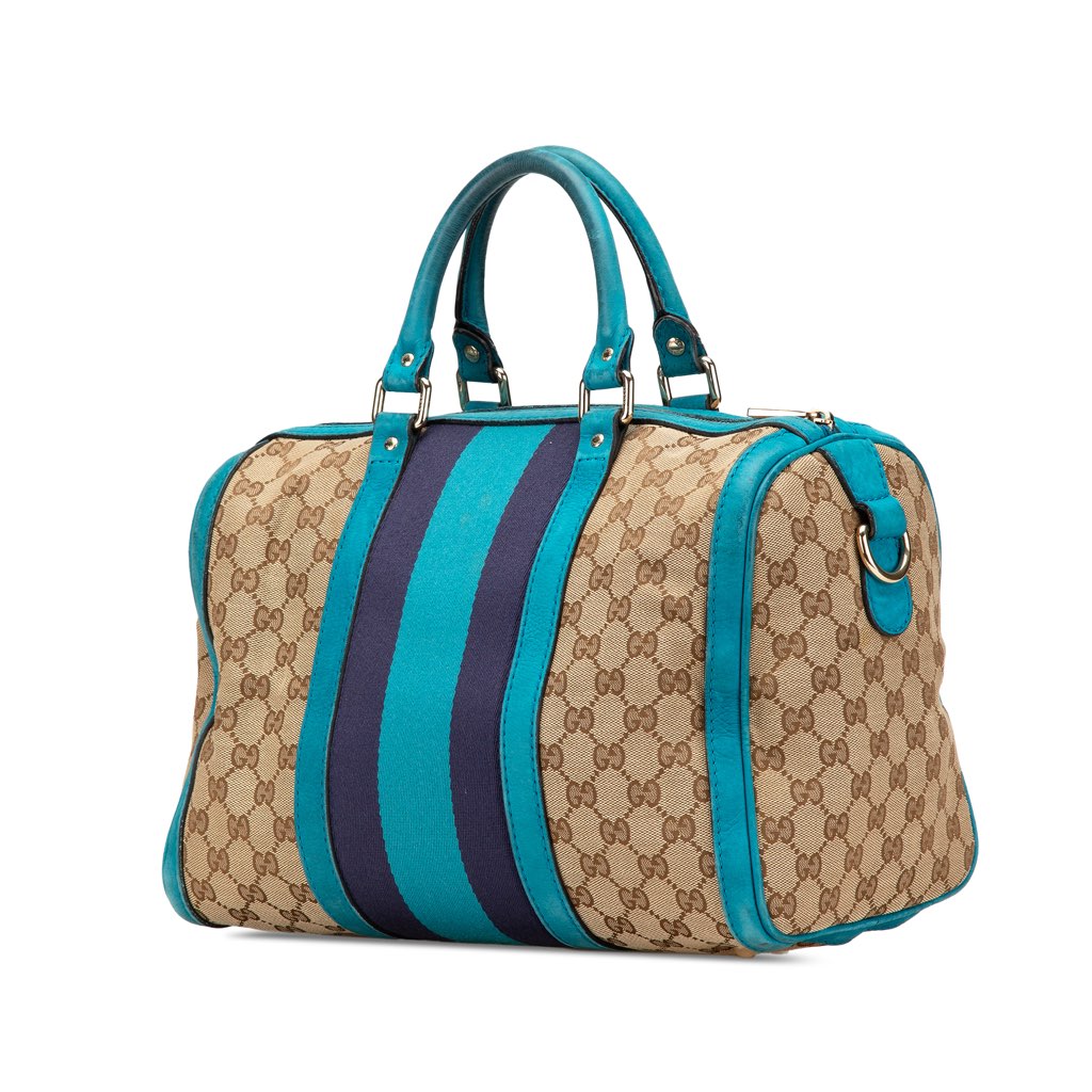 Gucci GG Canvas Web Joy Satchel - 2