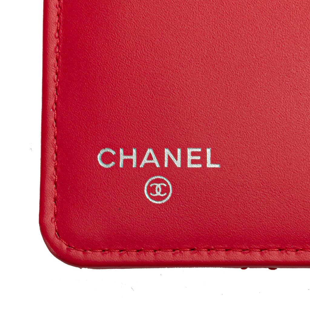 Chanel CC Quilted Patent Leather L Yen Bifold Wallet - 5