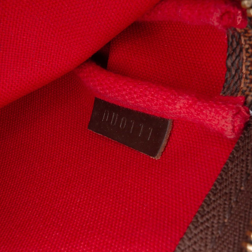 Louis Vuitton Damier Ebene Mini Pochette Accessoires - Side view