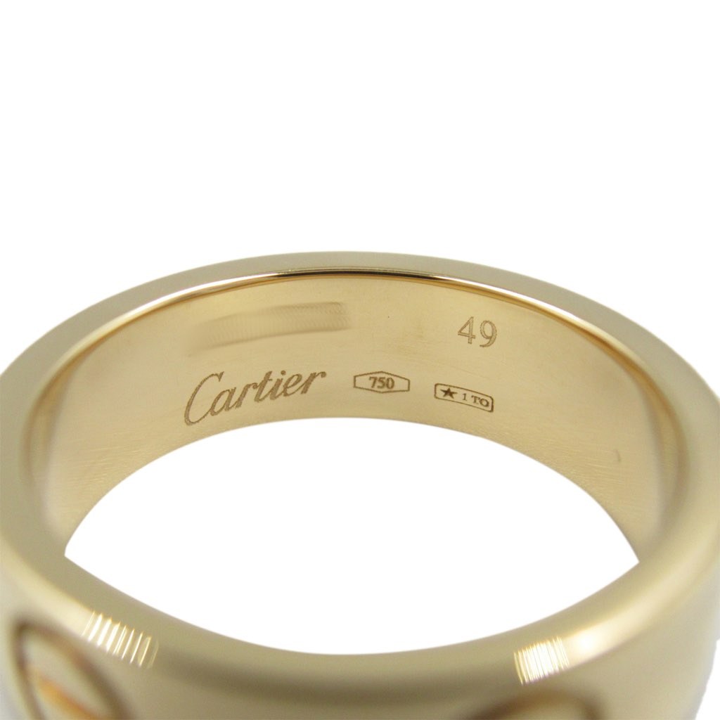 Cartier 18K Yellow Gold Classic Love Ring - 2