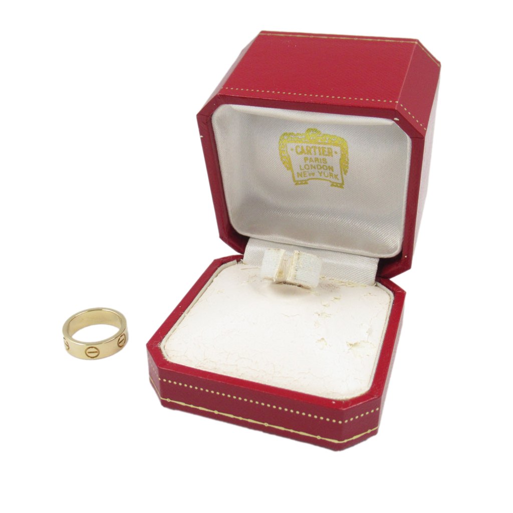 Cartier 18K Yellow Gold Classic Love Ring - 3
