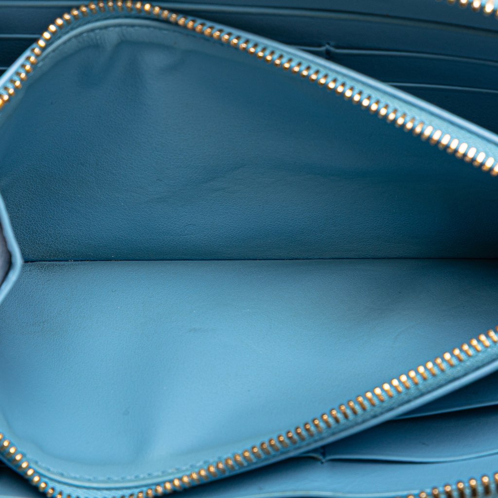 Bottega Veneta Nappa Intrecciato Zip Around Long Wallet - 5