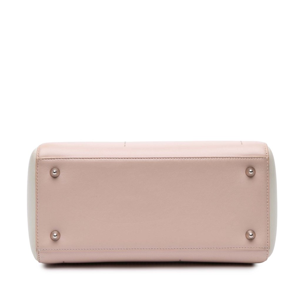 Dior Medium Bicolor Lambskin Macrocannage Stitched Lady Dior - Image 6