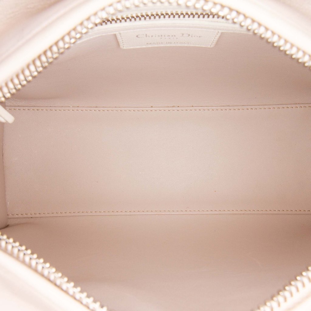 Dior Medium Bicolor Lambskin Macrocannage Stitched Lady Dior - 4