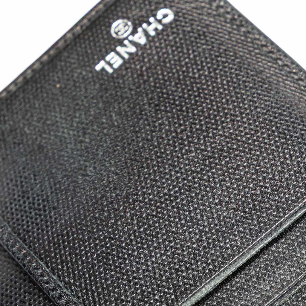 Chanel Lambskin Leather CC Button Long Wallet - Image 13