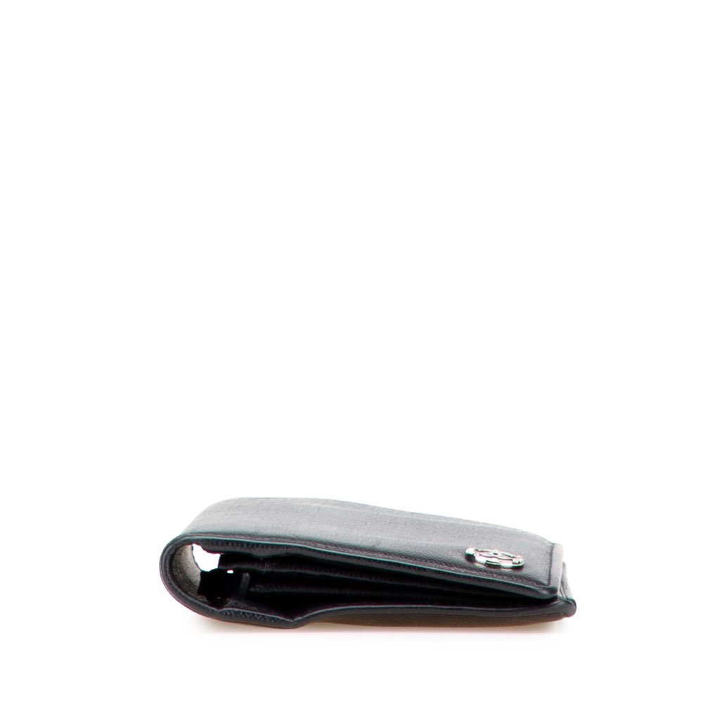 Chanel Lambskin Leather CC Button Long Wallet - Image 6