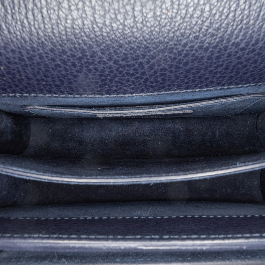 Saint Laurent Medium Grained Calfskin Monogram Sunset Crossbody - 4