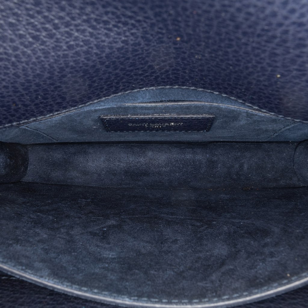 Saint Laurent Medium Grained Calfskin Monogram Sunset Crossbody - 5