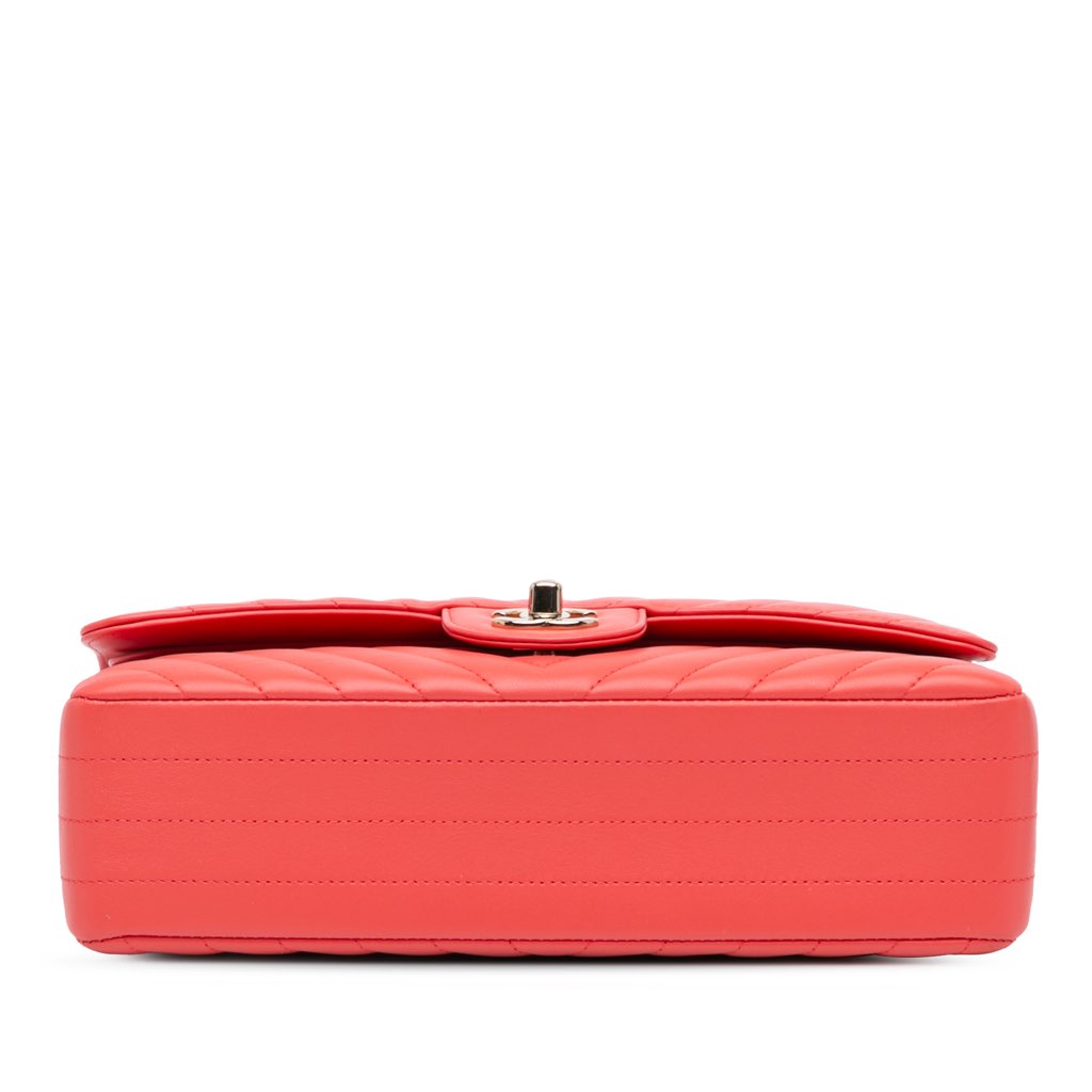 Chanel Medium Classic Chevron Lambskin Double Flap - 3