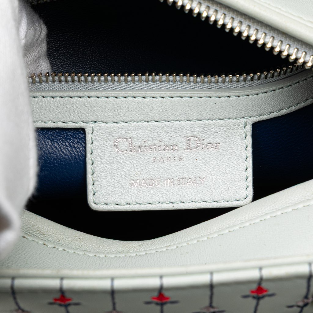 Dior Medium Calfskin Embroidered Flower Lady Dior - 5