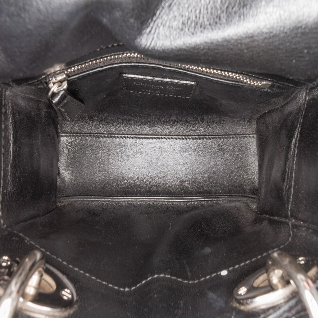 Dior Mini Patent Sequined Lady Dior - 4