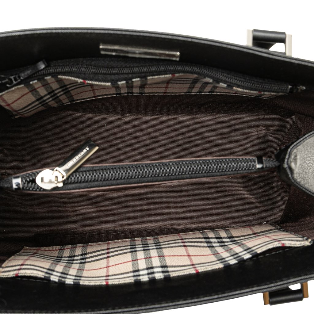 Burberry Leather Tote - 4
