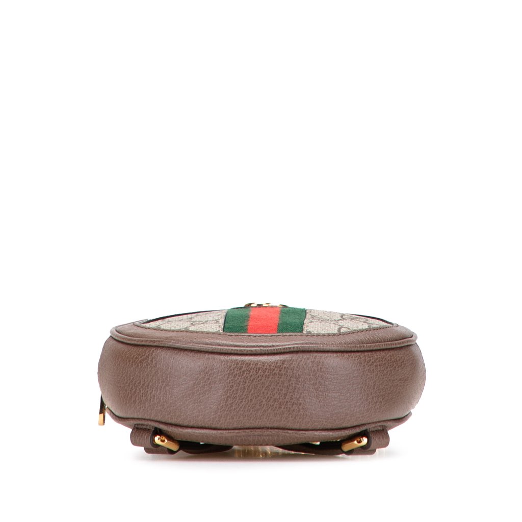 Gucci Mini GG Supreme Round Ophidia Backpack - Image 6