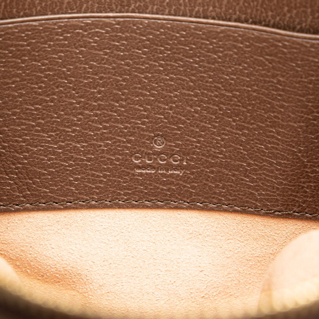 Gucci Mini GG Supreme Round Ophidia Backpack - Side view