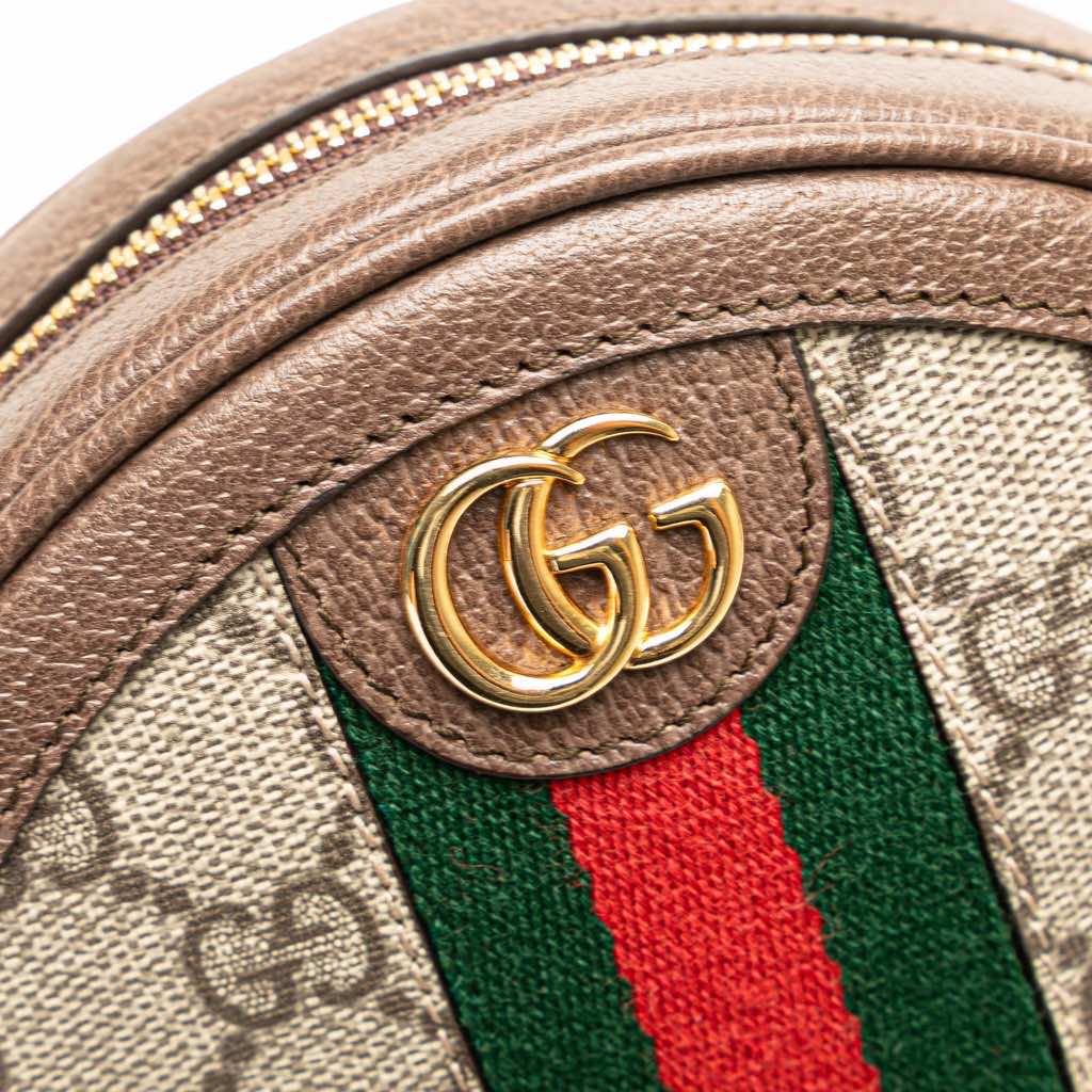 Gucci Mini GG Supreme Round Ophidia Backpack - Image 10