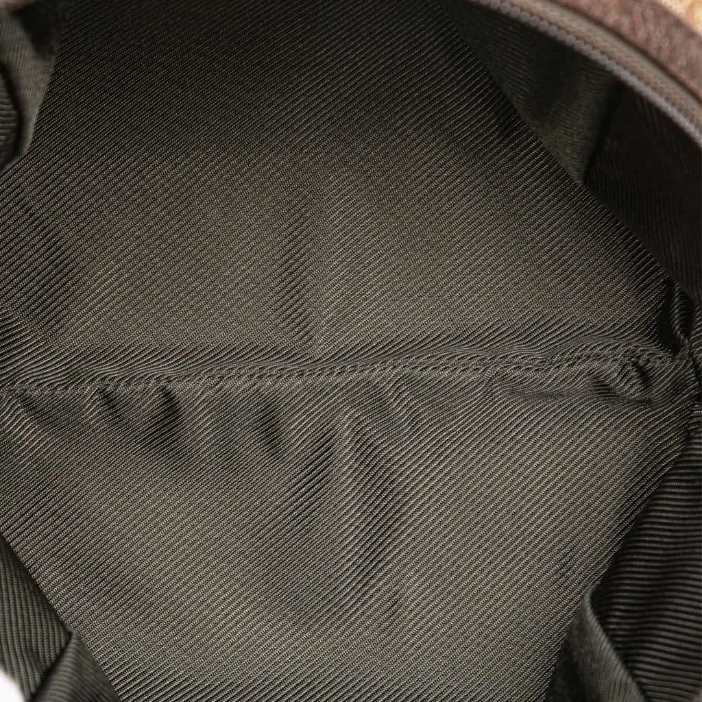 Gucci Mini GG Canvas Balthus Tofu Bag Brown Canvas Good - Model View