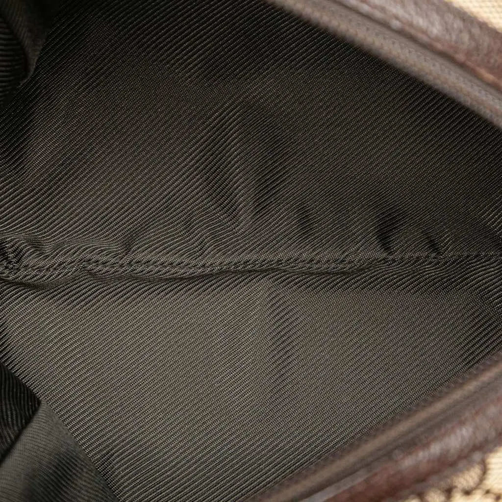 Gucci Mini GG Canvas Balthus Tofu Bag Brown Canvas Good - Box View