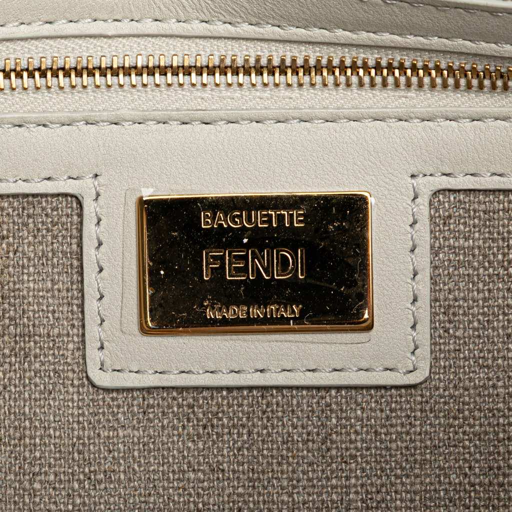 Fendi Paint Your Own Baguette Canvas Baguette with Painting Kit - Side view