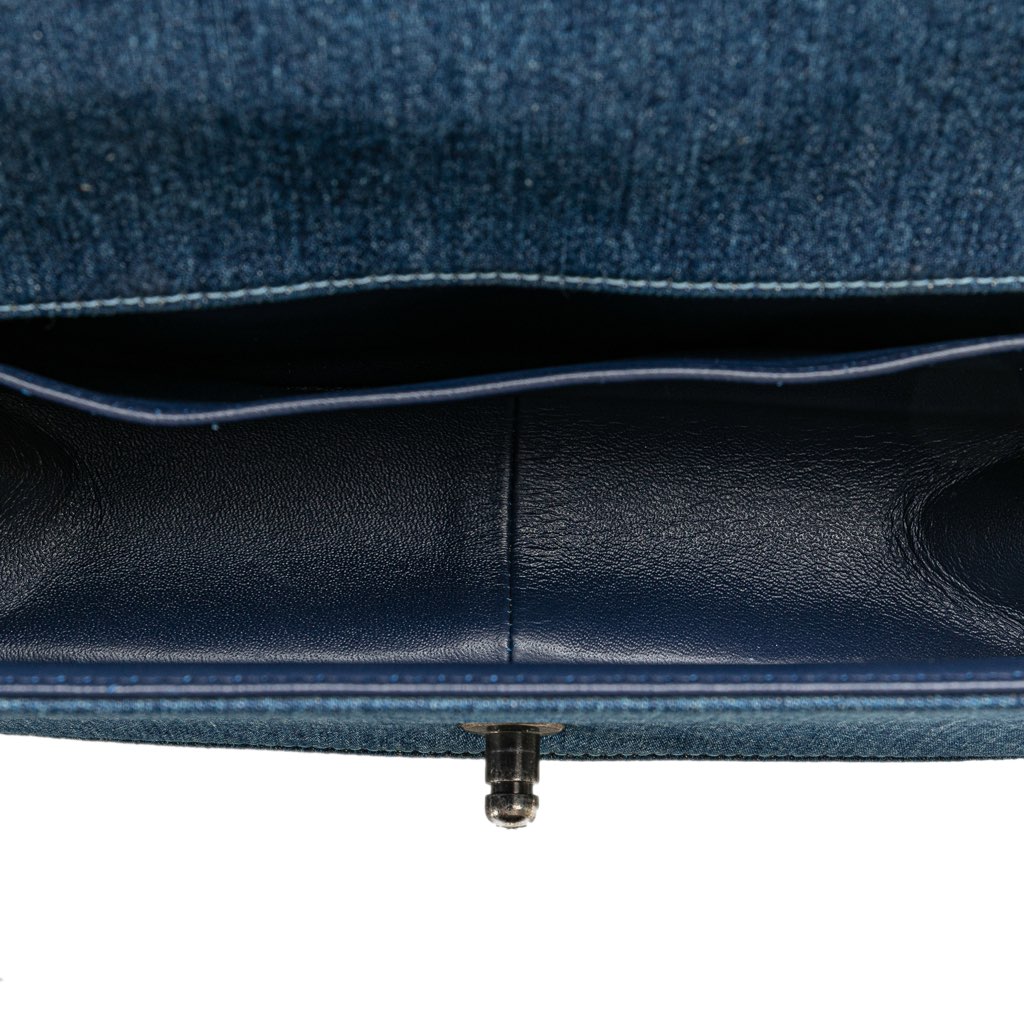 Chanel Medium Denim and Tweed Boy Bag - 4