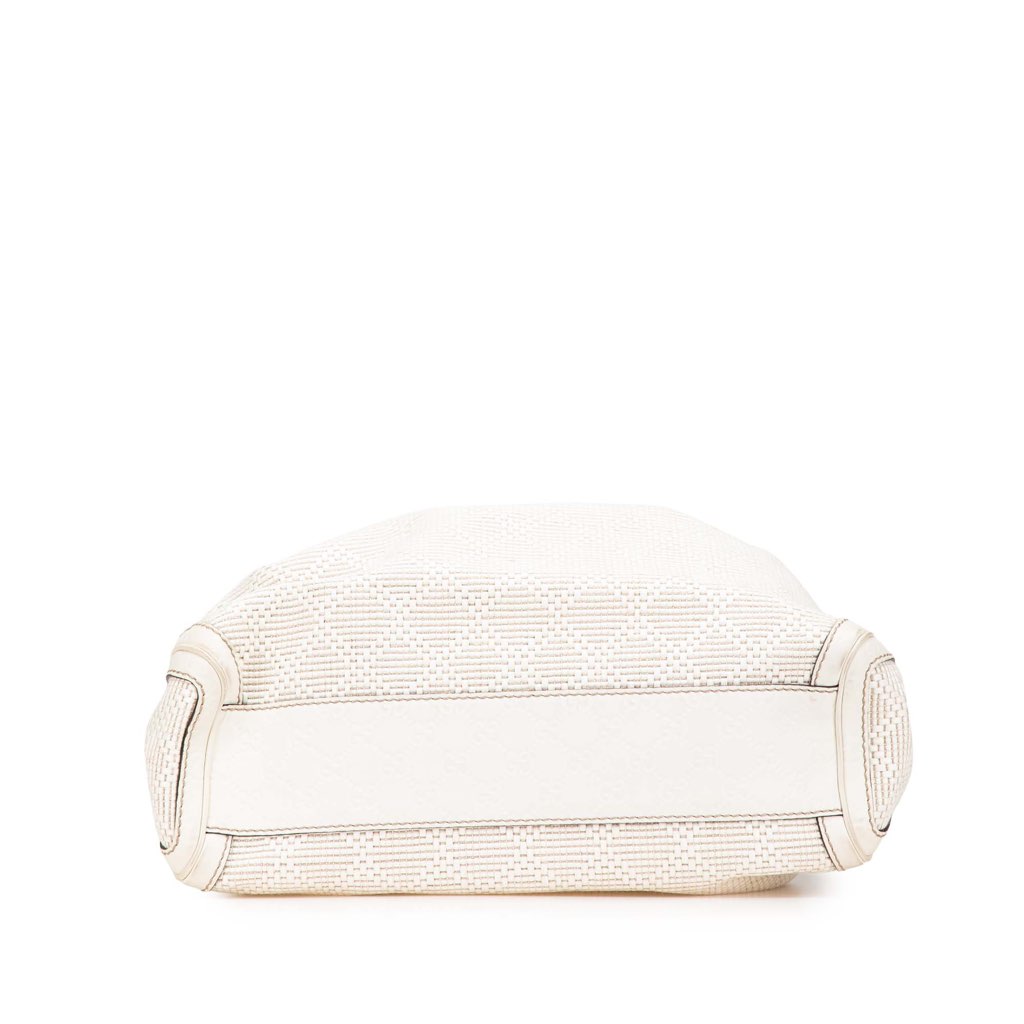 Gucci Medium Diamante Raffia Sukey Tote - Image 6