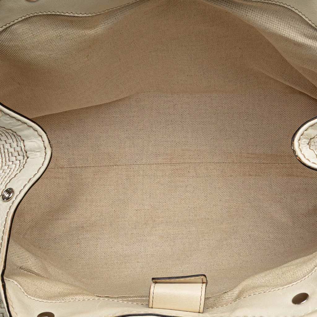 Gucci Medium Diamante Raffia Sukey Tote - 4