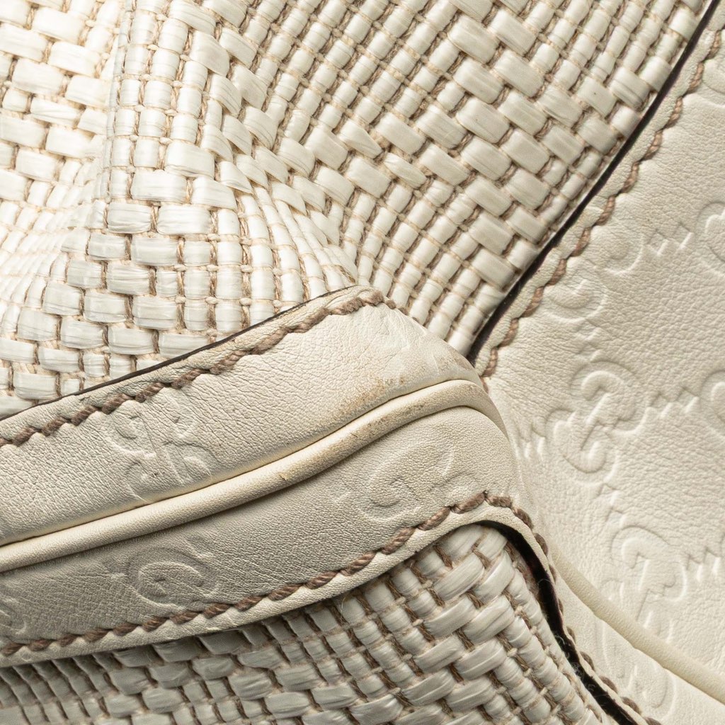 Gucci Medium Diamante Raffia Sukey Tote - Detail 2