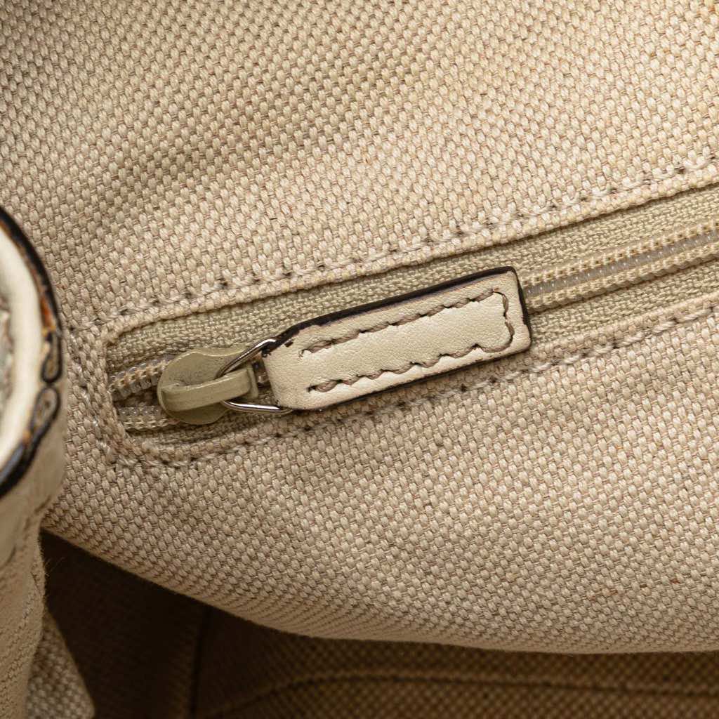 Gucci Medium Diamante Raffia Sukey Tote - Image 10