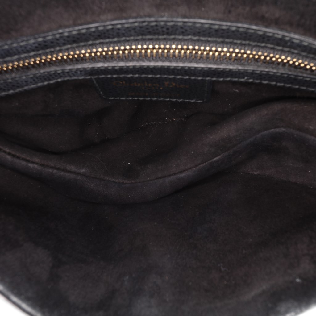 Dior Grained Calfskin Saddle Bag - 4