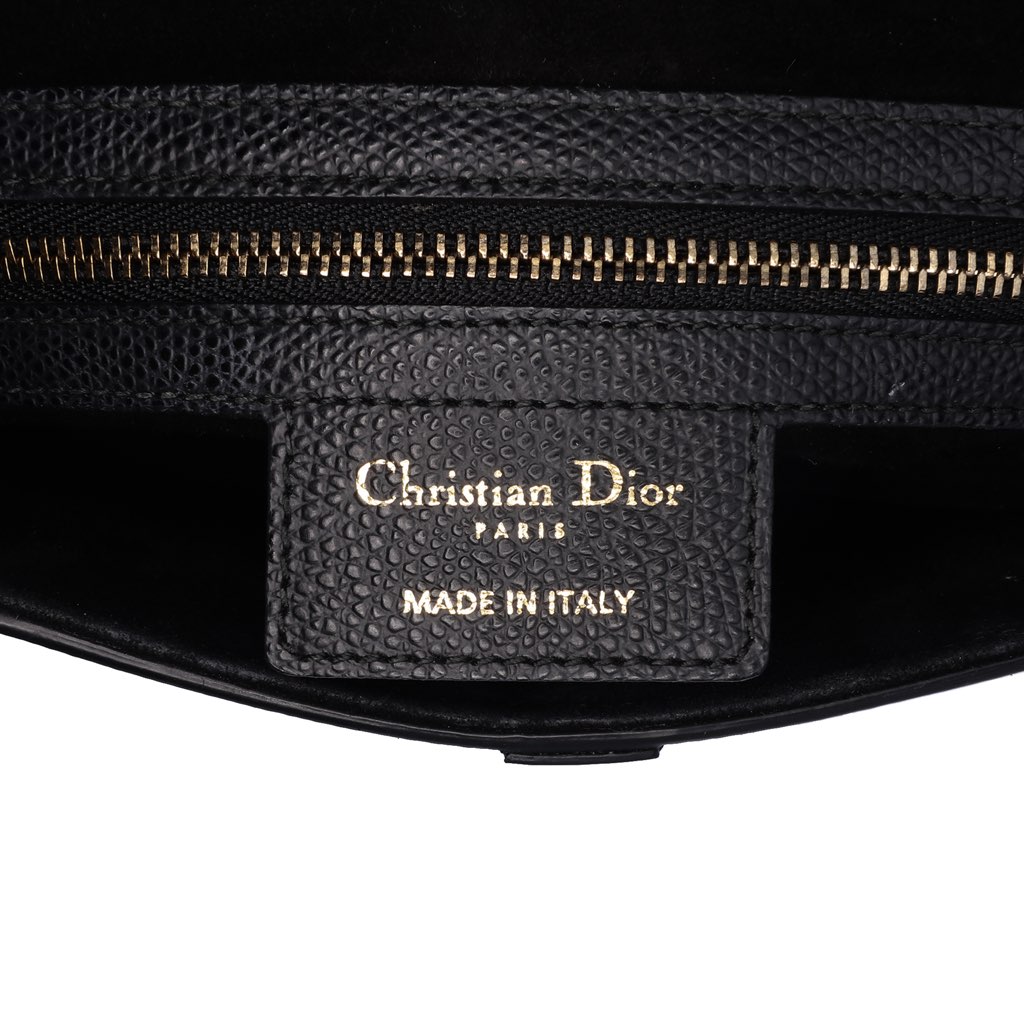 Dior Grained Calfskin Saddle Bag - 5