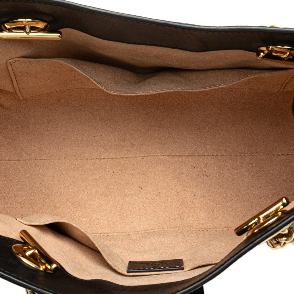Gucci Small GG Supreme Bee Padlock Tote - 4