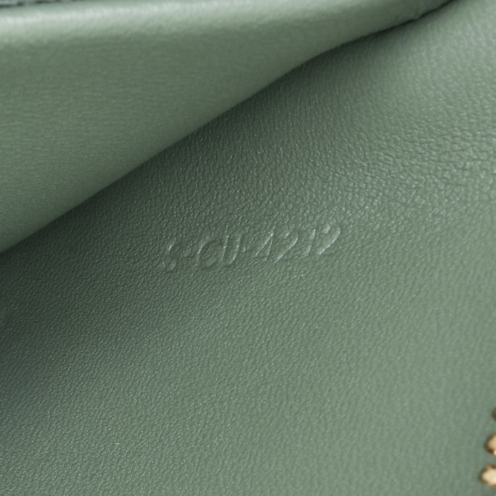 Celine Teen Shiny Calfskin Triomphe Besace Clea Chain Crossbody - 5