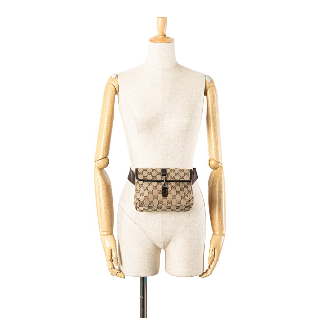 Gucci GG Canvas Jackie Belt Bag - Image 15