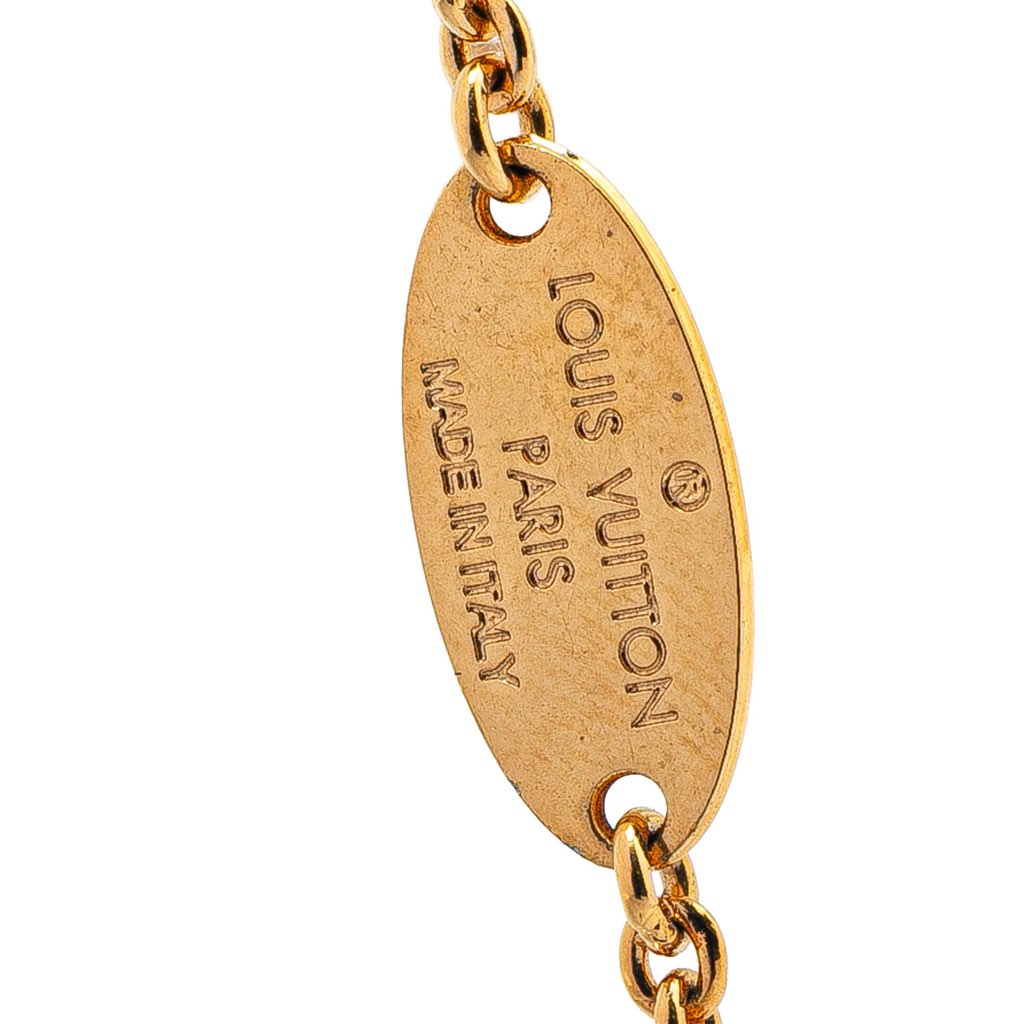 Louis Vuitton Gold Plated LV and Me Letter Y Charm Bracelet - 4