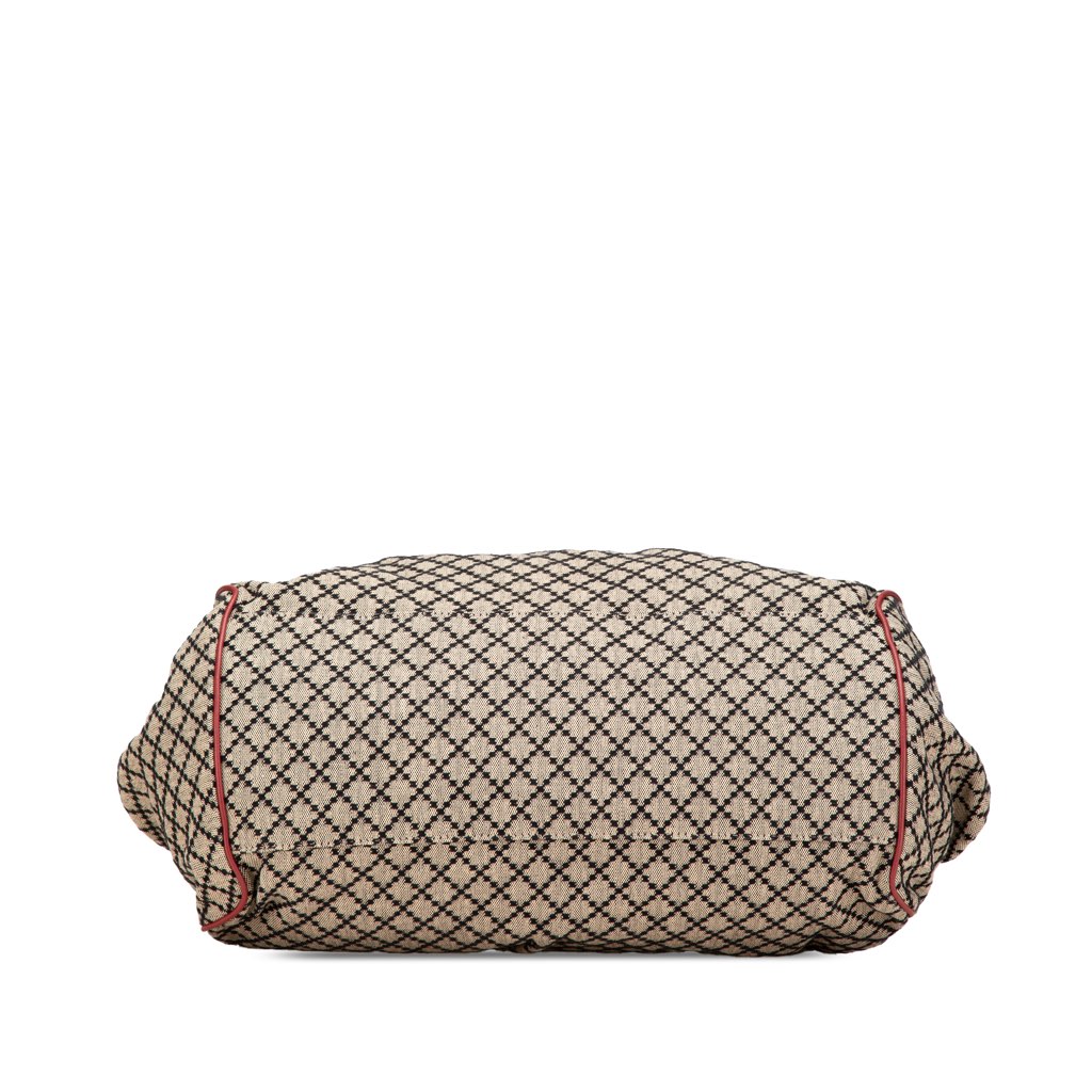 Gucci Diamante Canvas Sukey Satchel - 3