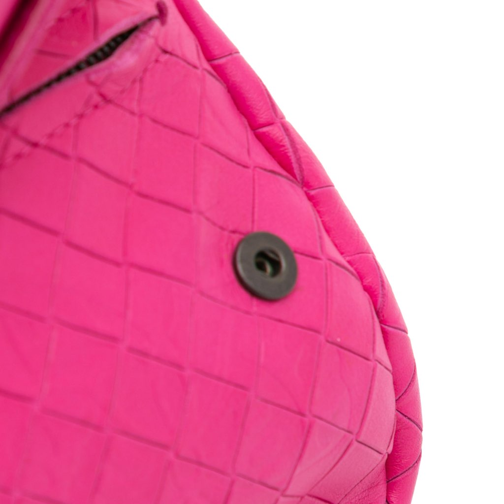 Bottega Veneta Small Calfskin Intrecciomirage Embossed Butterfly Chain Crossbody - Image 14