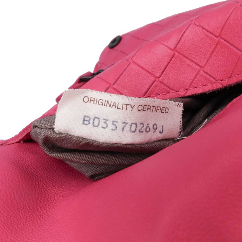 Bottega Veneta Small Calfskin Intrecciomirage Embossed Butterfly Chain Crossbody - Image 10