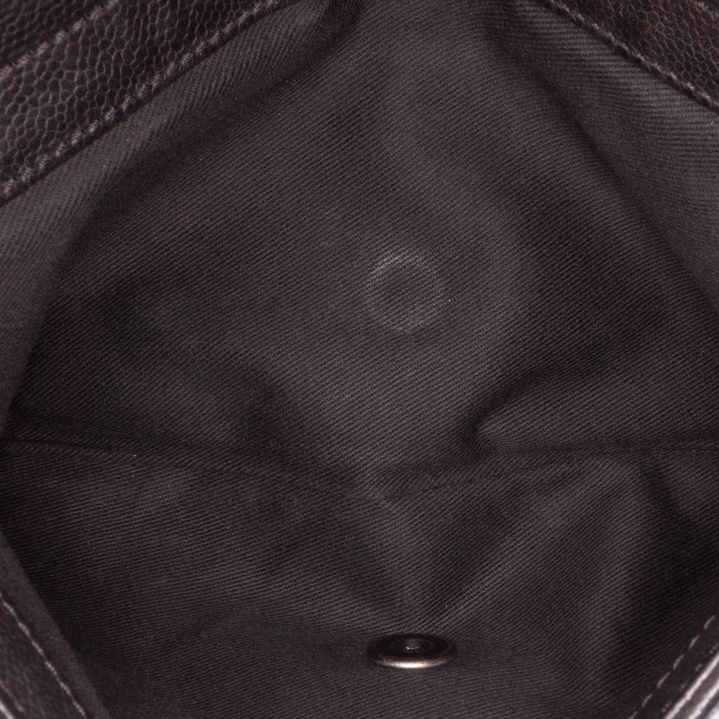 Chanel Large Quilted Caviar Now and Forever Flap - 5