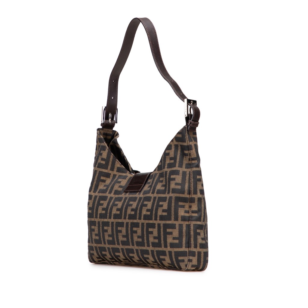 Fendi Zucca Canvas Shoulder Bag - 2