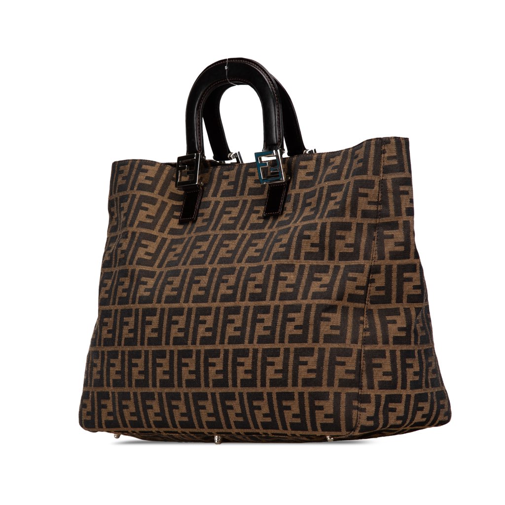 Fendi Large Zucca Canvas Twins Tote - 2