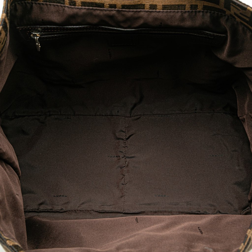 Fendi Large Zucca Canvas Twins Tote - 4