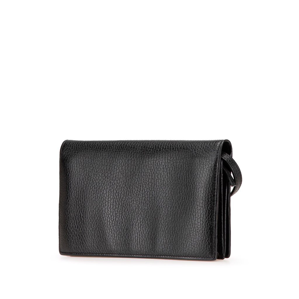Gucci Dollar Calfskin Swing Wallet On Strap - 2